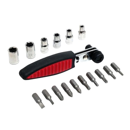 Pinpoint Ratchet Driver Set - 17 Piece, ZX9ALDINT1025 PI3310732
